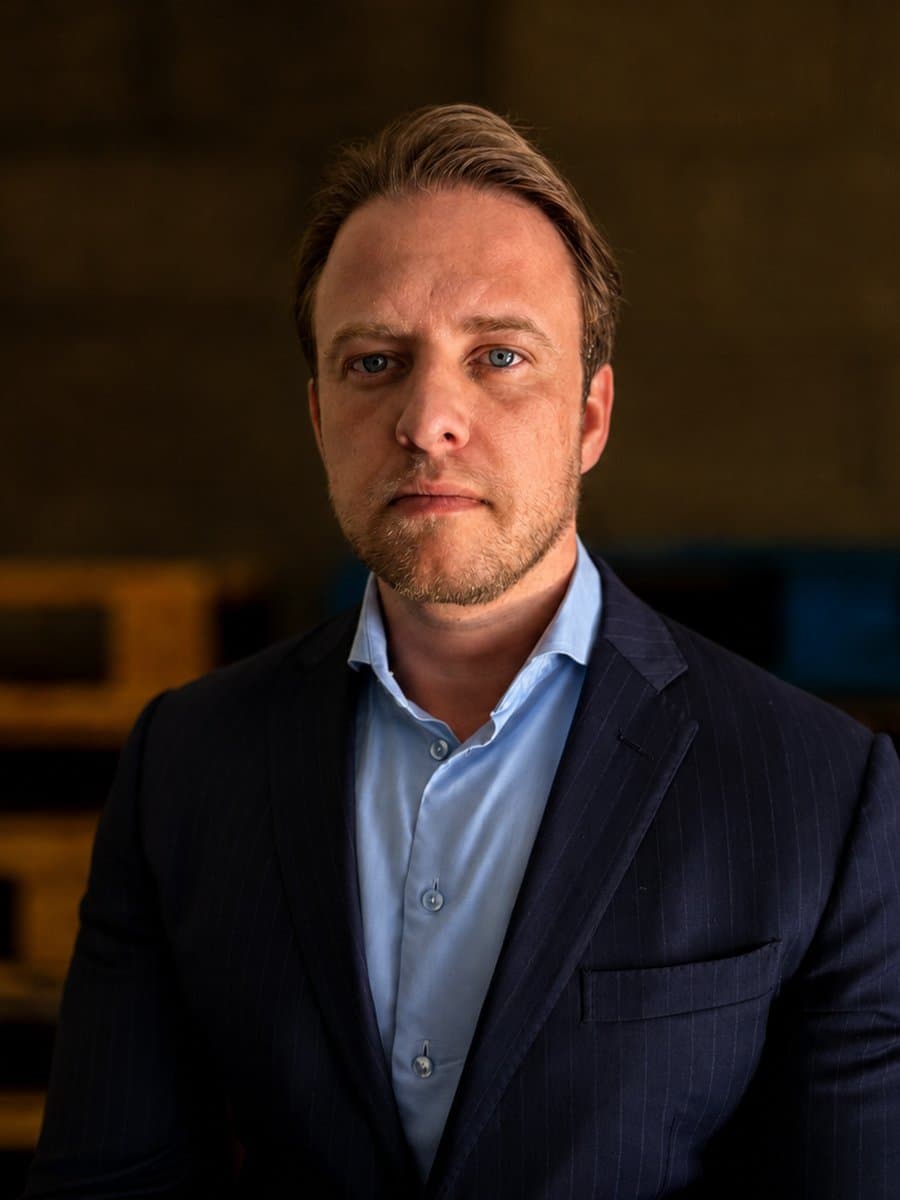 Anton Jenssen, Owner & President at Bring Fulfillment, photographed in the Denver warehouse